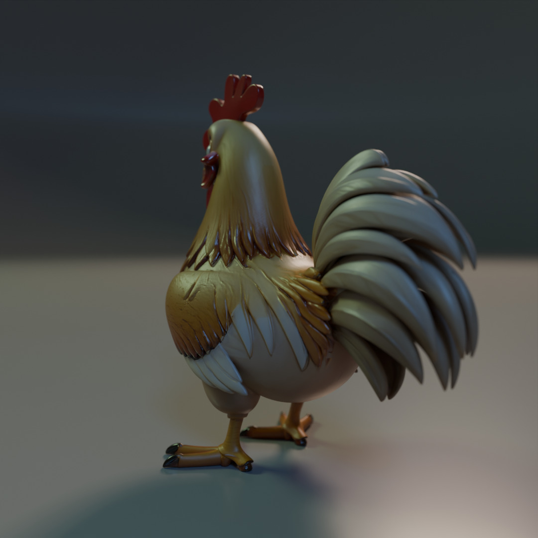 Titan Rooster 3D print model_17