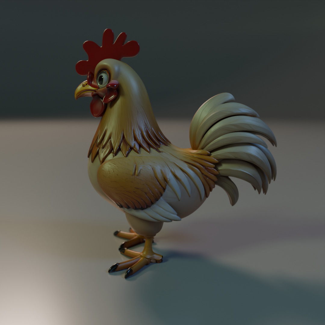 Titan Rooster 3D print model_19