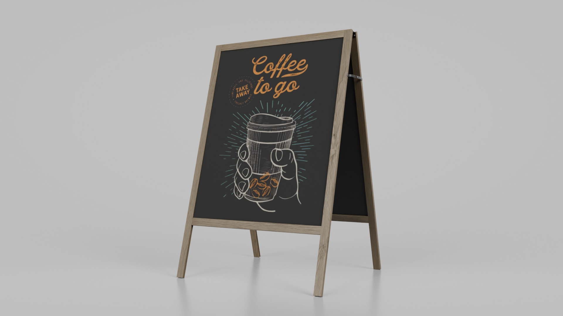 Customizable Event and Promotional Chalkboard Signs 3D Model Collection_25
