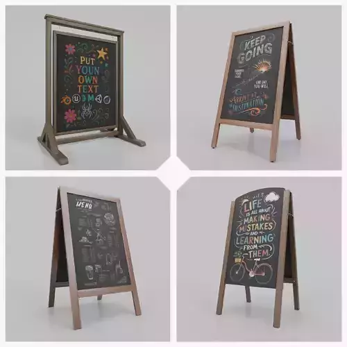 Customizable Artisan Chalkboard Signs