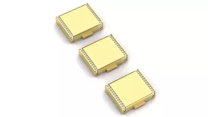 PACK Cuban Locks with Diamonds Sides 26mm 27mm 28mm