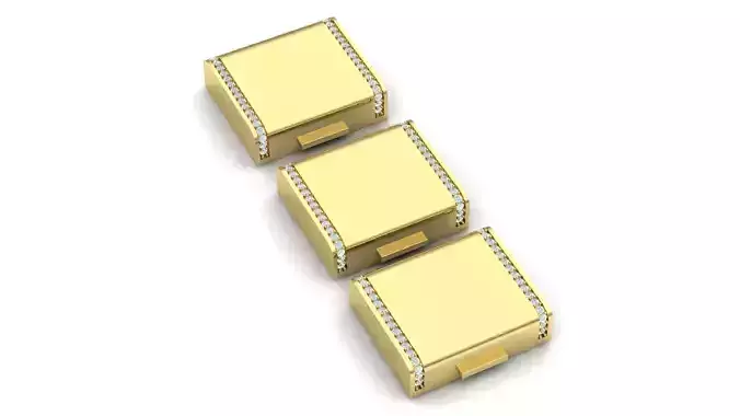 PACK Cuban Locks with Diamonds Sides 29mm 30mm 31mm