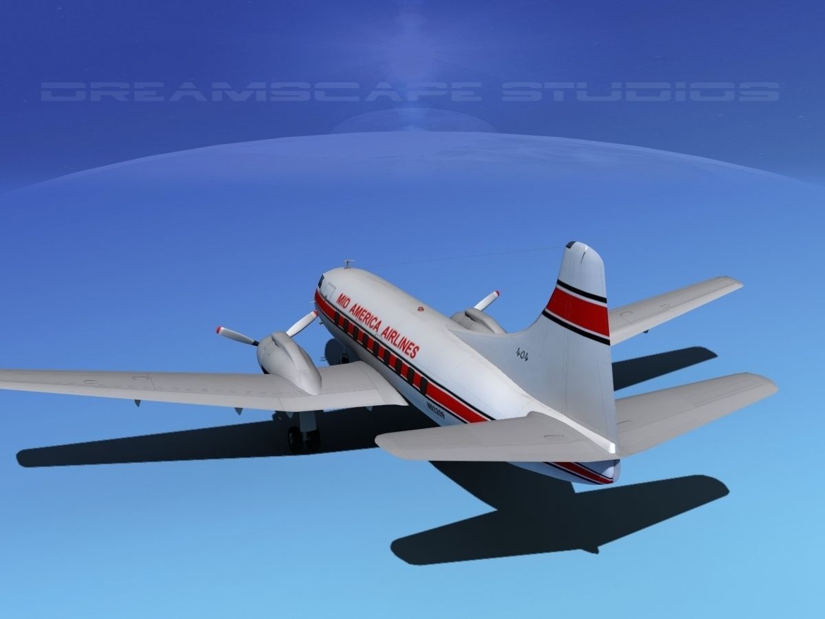 Martin 202 Mid America Regional 3D model_7