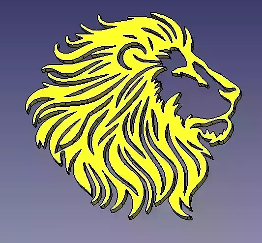 Lion Head Wall Decor