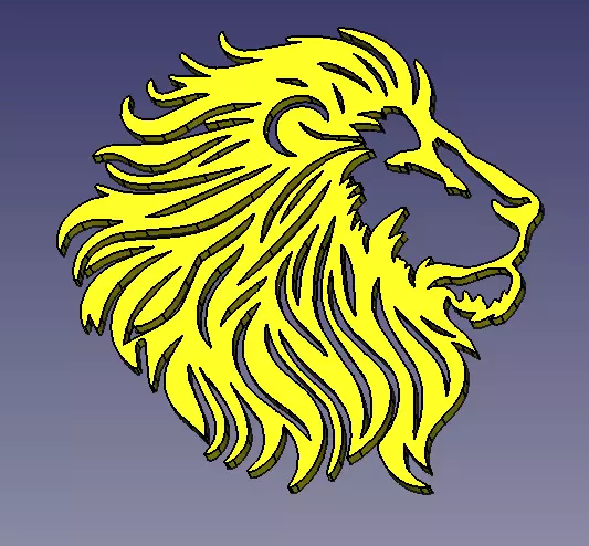 Lion Head Wall Decor 3D print model_0