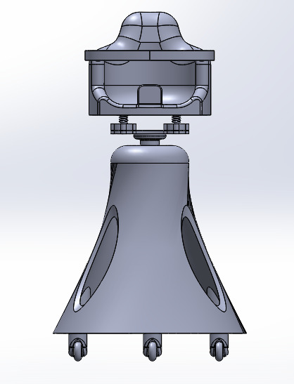 Baby High Chair 3D model_1