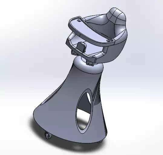 Baby High Chair 3D model_0