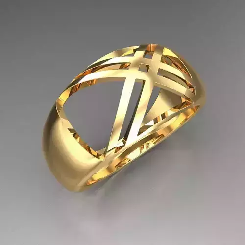 Top Diamond Men Ring STL 3DM 2MR091