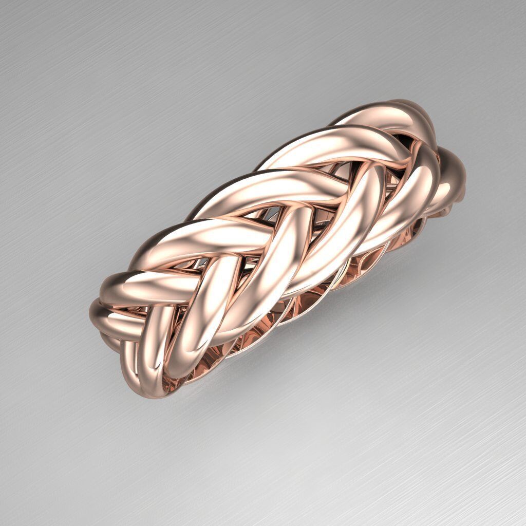 Top Diamond Men Ring STL 3DM 2MR074 3D model_10