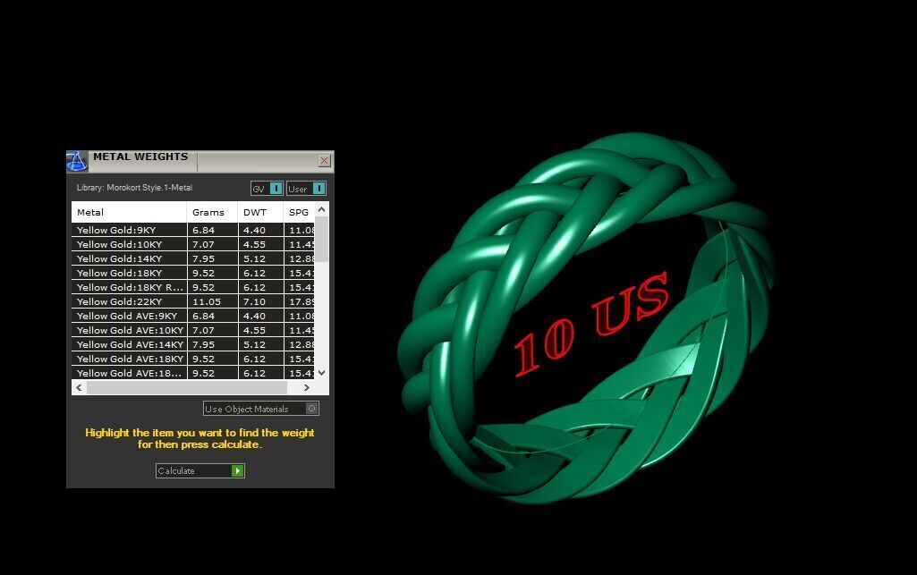 Top Diamond Men Ring STL 3DM 2MR074 3D model_2