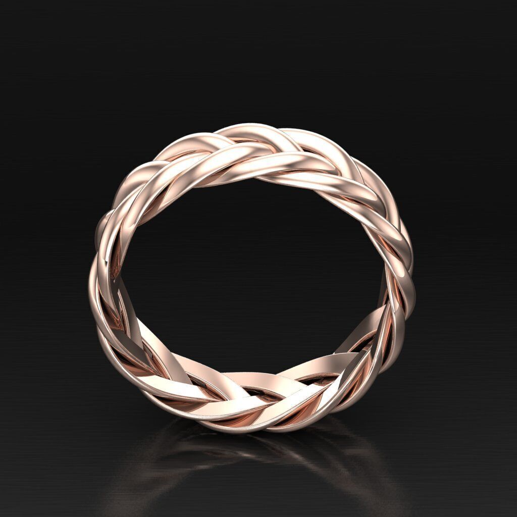 Top Diamond Men Ring STL 3DM 2MR074 3D model_4