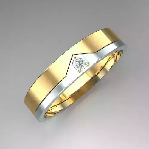 Top Diamond Men Ring STL 3DM 2MR062