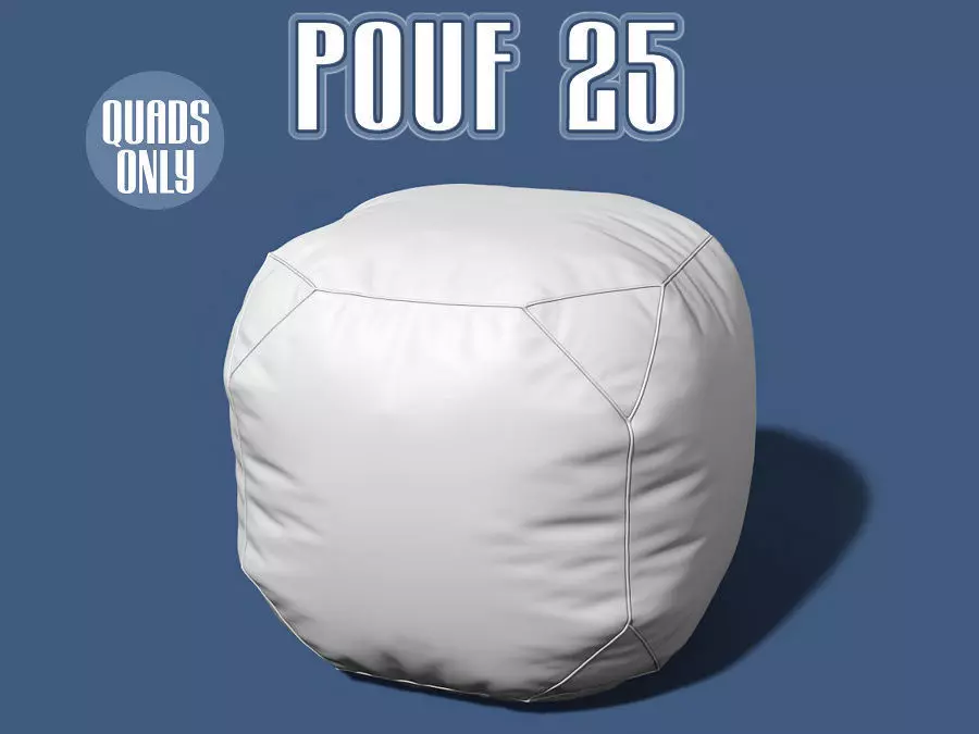Pouf 25 3D model_0