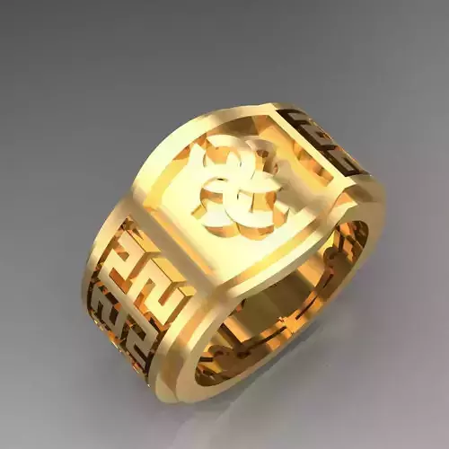 Top Diamond Men Ring STL 3DM 2MR059