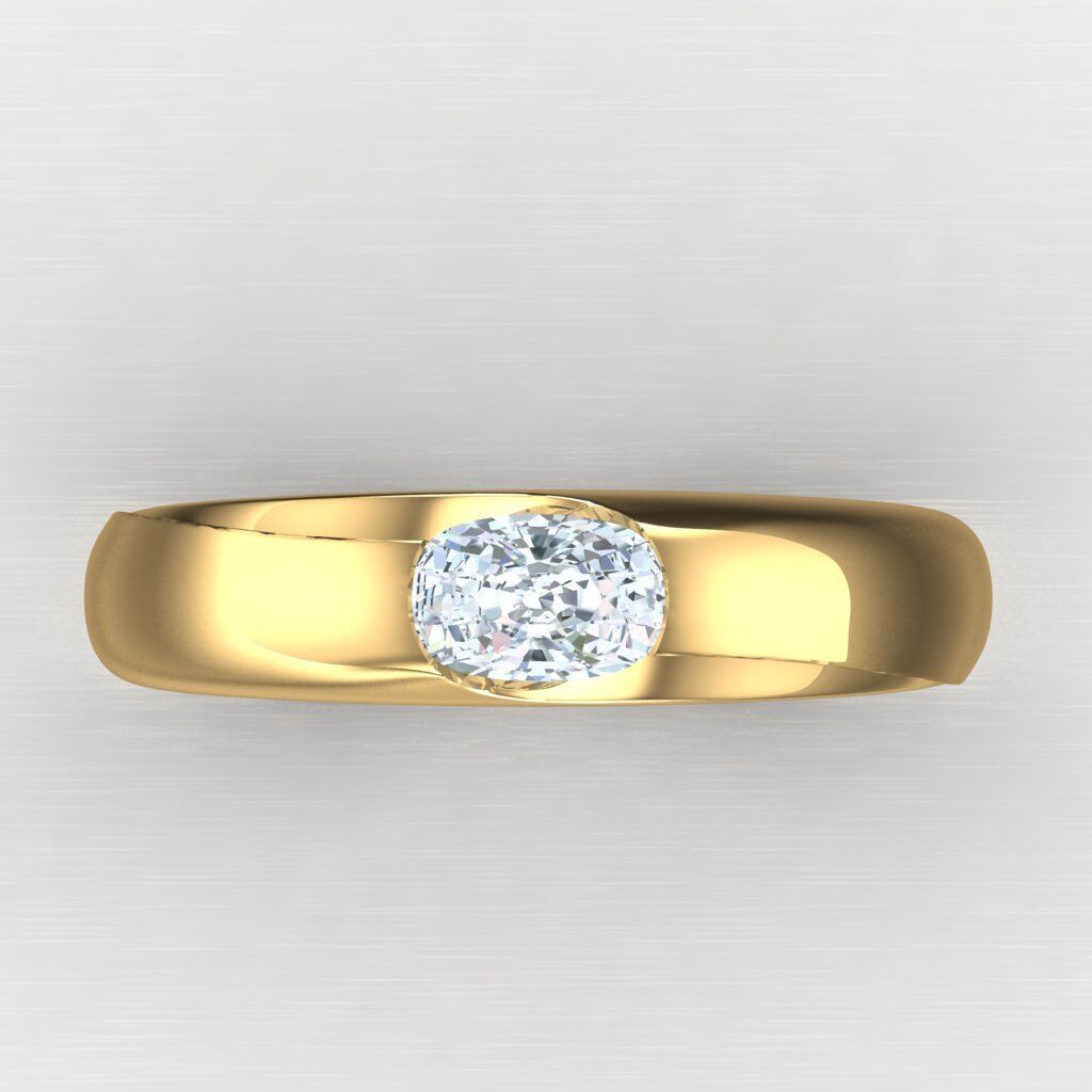 Top Diamond Men Ring STL 3DM 2MR055 3D model_10