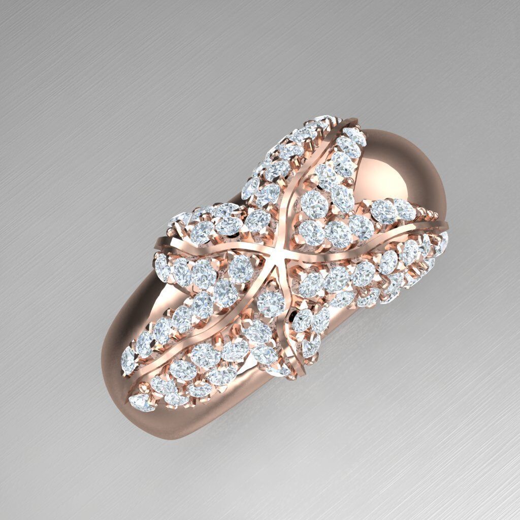 Top Diamond Men Ring STL 3DM 2MR054 3D model_11