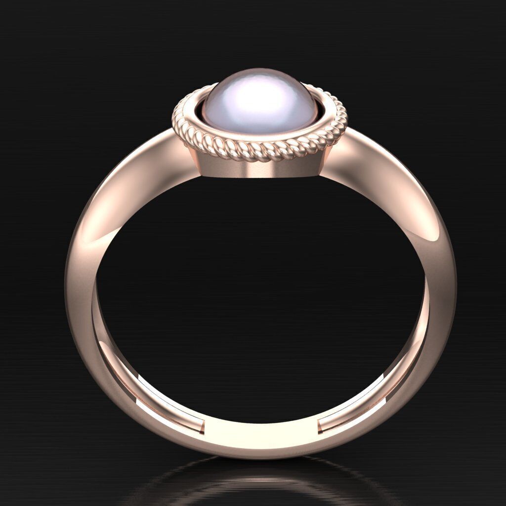 Top Diamond Men Ring STL 3DM 2MR052 3D model_4