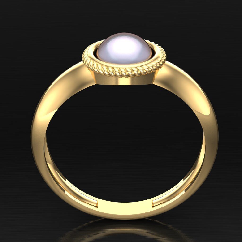 Top Diamond Men Ring STL 3DM 2MR052 3D model_5