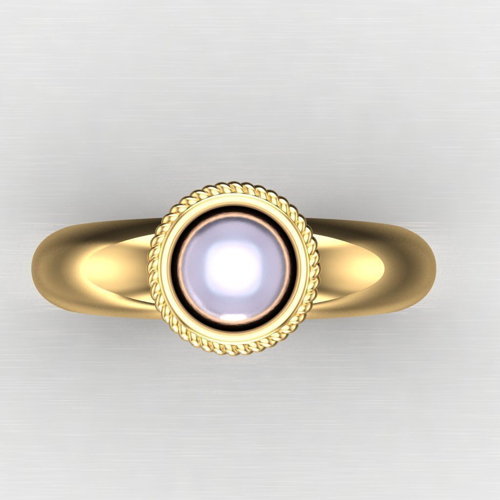 Top Diamond Men Ring STL 3DM 2MR052 3D model_9