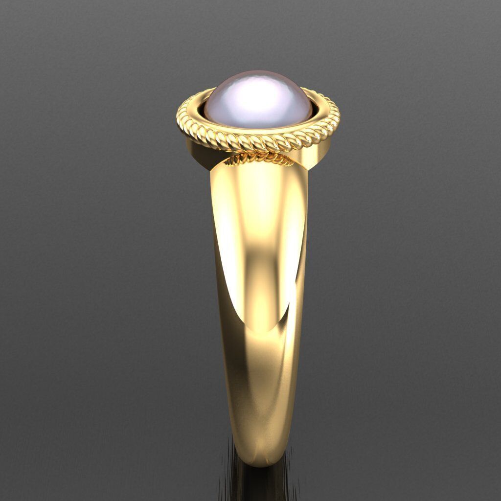 Top Diamond Men Ring STL 3DM 2MR052 3D model_12