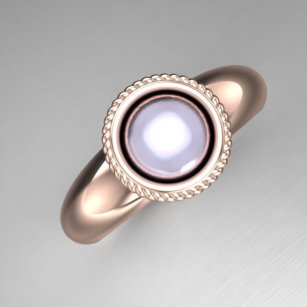 Top Diamond Men Ring STL 3DM 2MR052 3D model_10