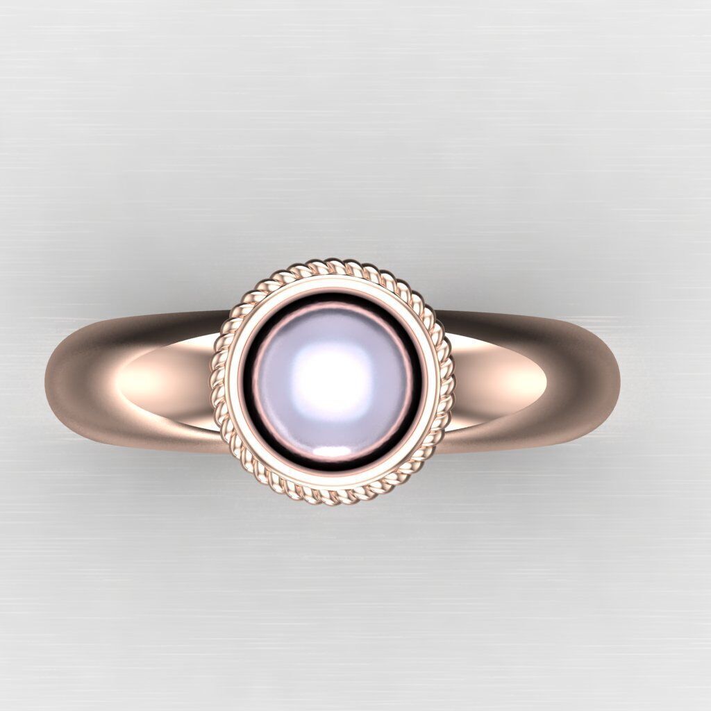 Top Diamond Men Ring STL 3DM 2MR052 3D model_8