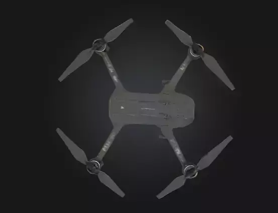 Realistic Tactical Military Drone  Game Ready