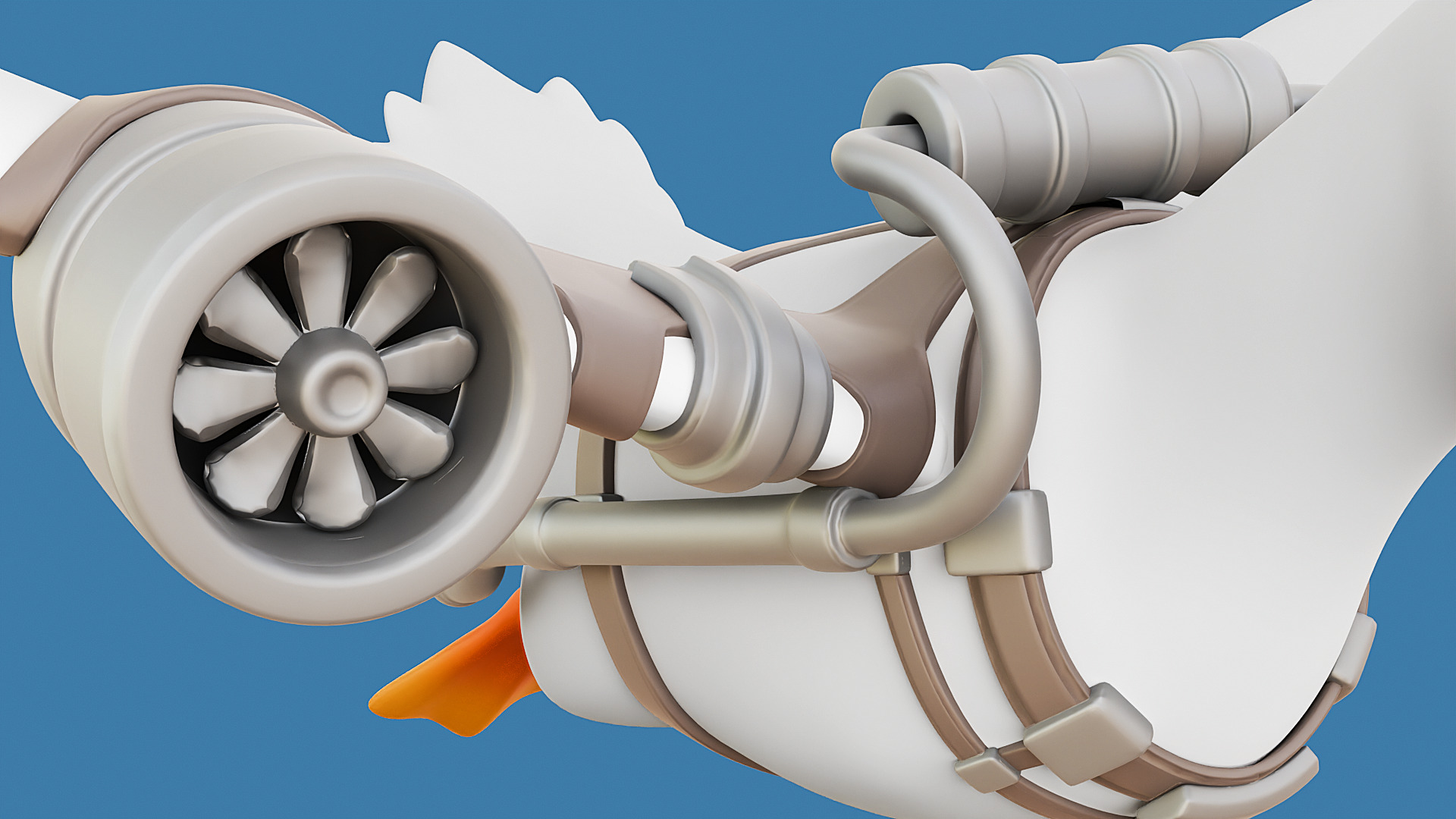 Bombardini Gusini - Brainrot Meme 3D model_2