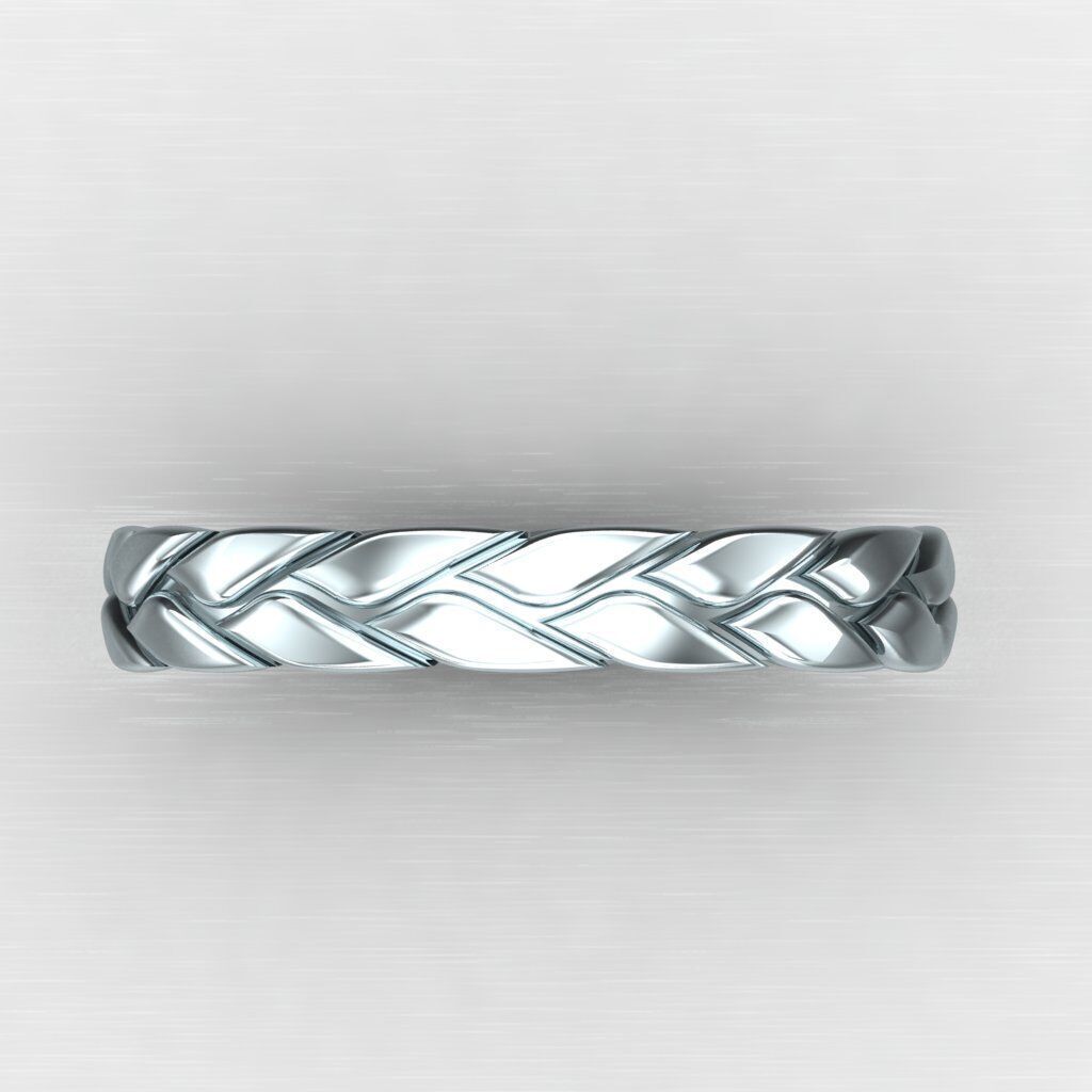 Top Diamond Men Ring STL 3DM 2MR040 3D model_8