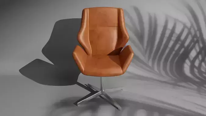 Leather Executive Office Chair 3d model for cinema 4d