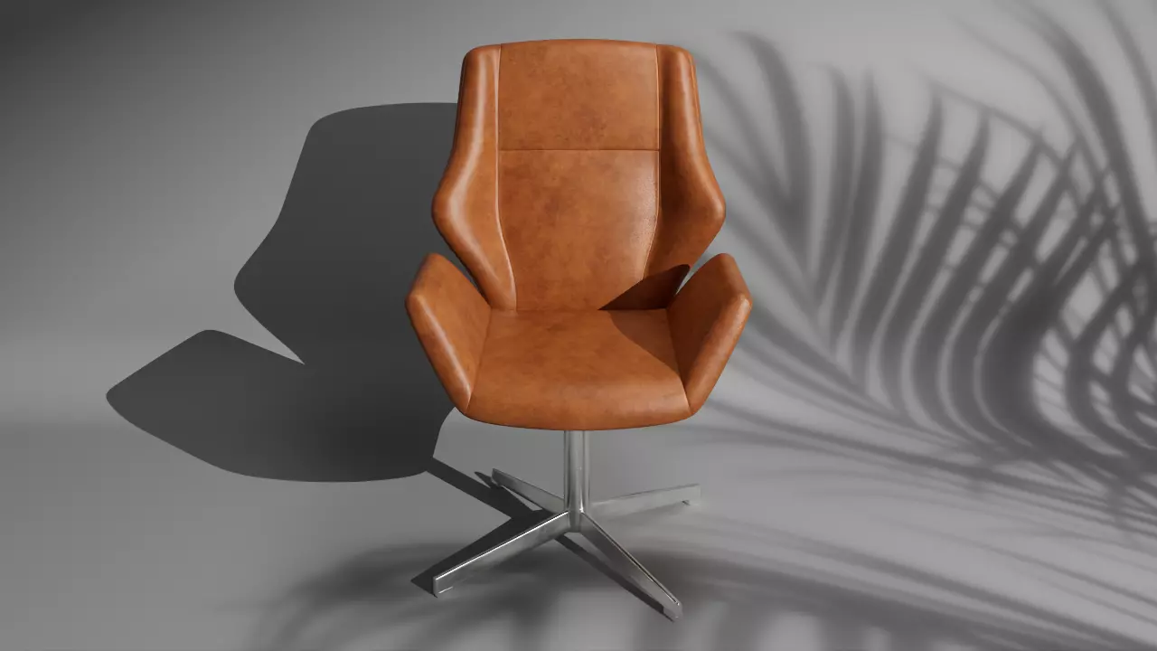 Leather Executive Office Chair 3d model for cinema 4d Free 3D model