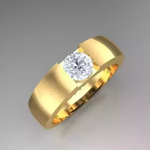 Top Diamond Men Ring STL 3DM 2MR033