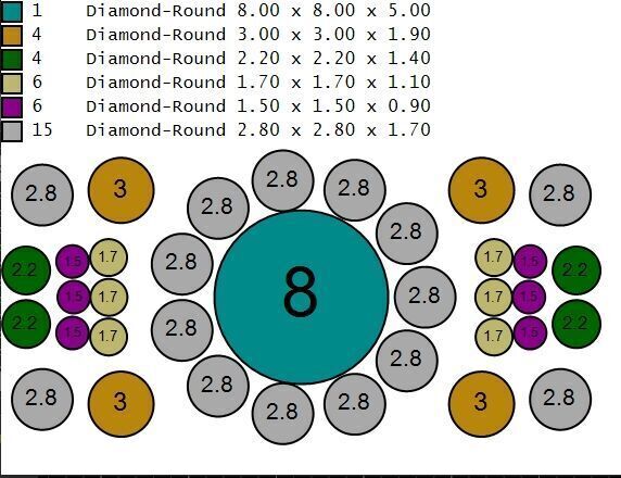 Top Diamond Men Ring STL 3DM 2MR026 3D model_3