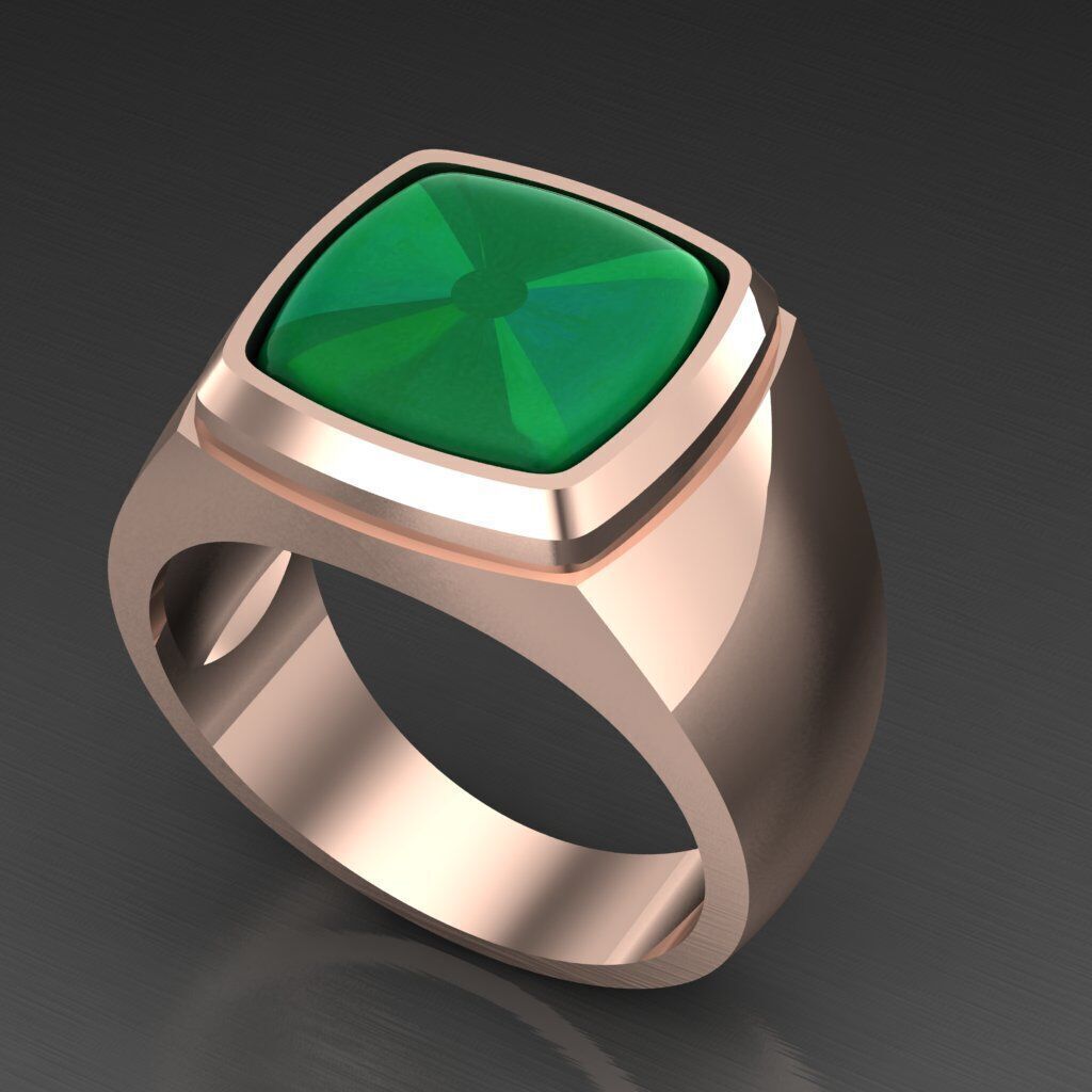 Man Ring New Design 3MR095 3D print model_4