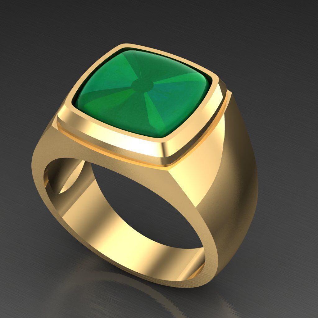 Man Ring New Design 3MR095 3D print model_5