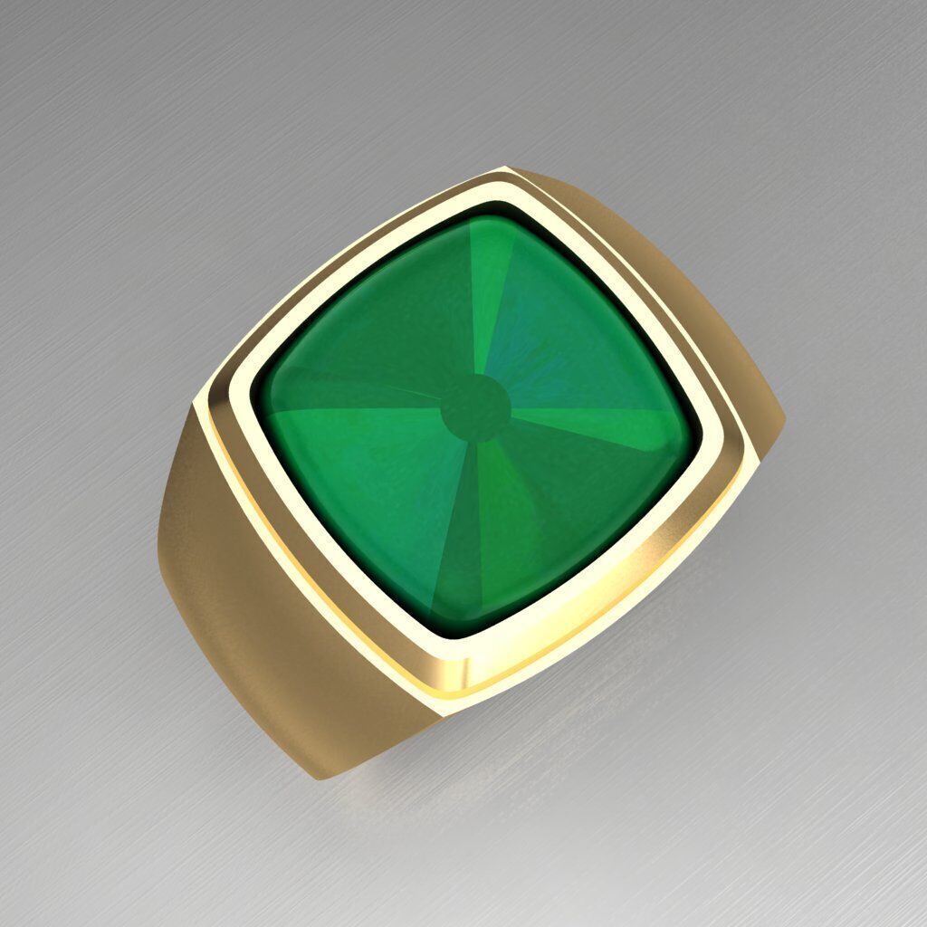 Man Ring New Design 3MR095 3D print model_9