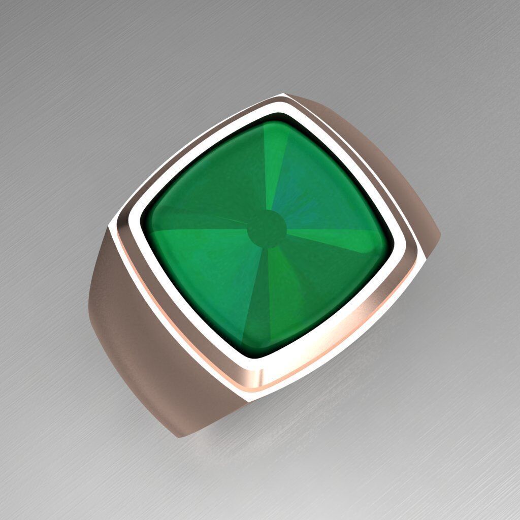 Man Ring New Design 3MR095 3D print model_8