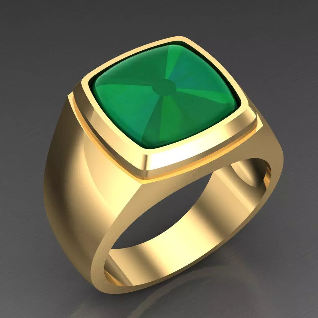 Man Ring New Design 3MR095 3D print model_0