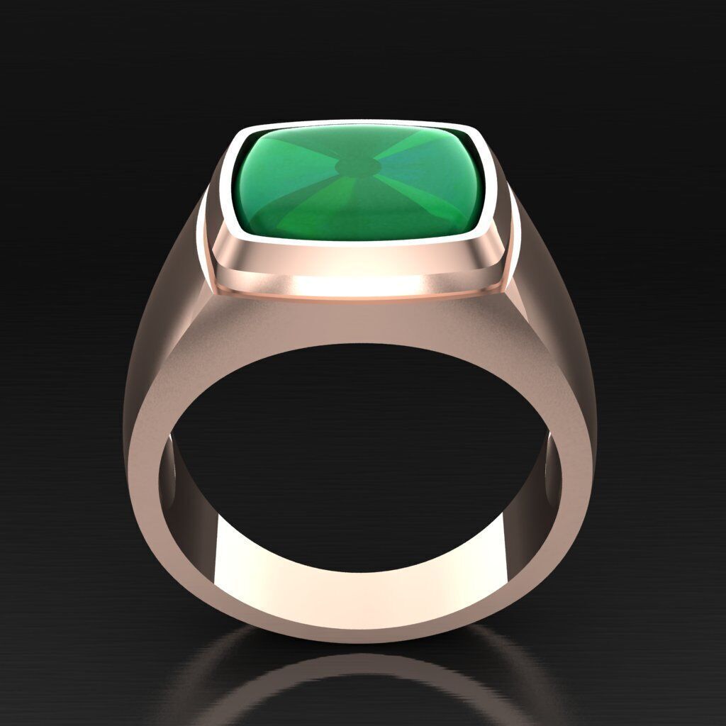 Man Ring New Design 3MR095 3D print model_2