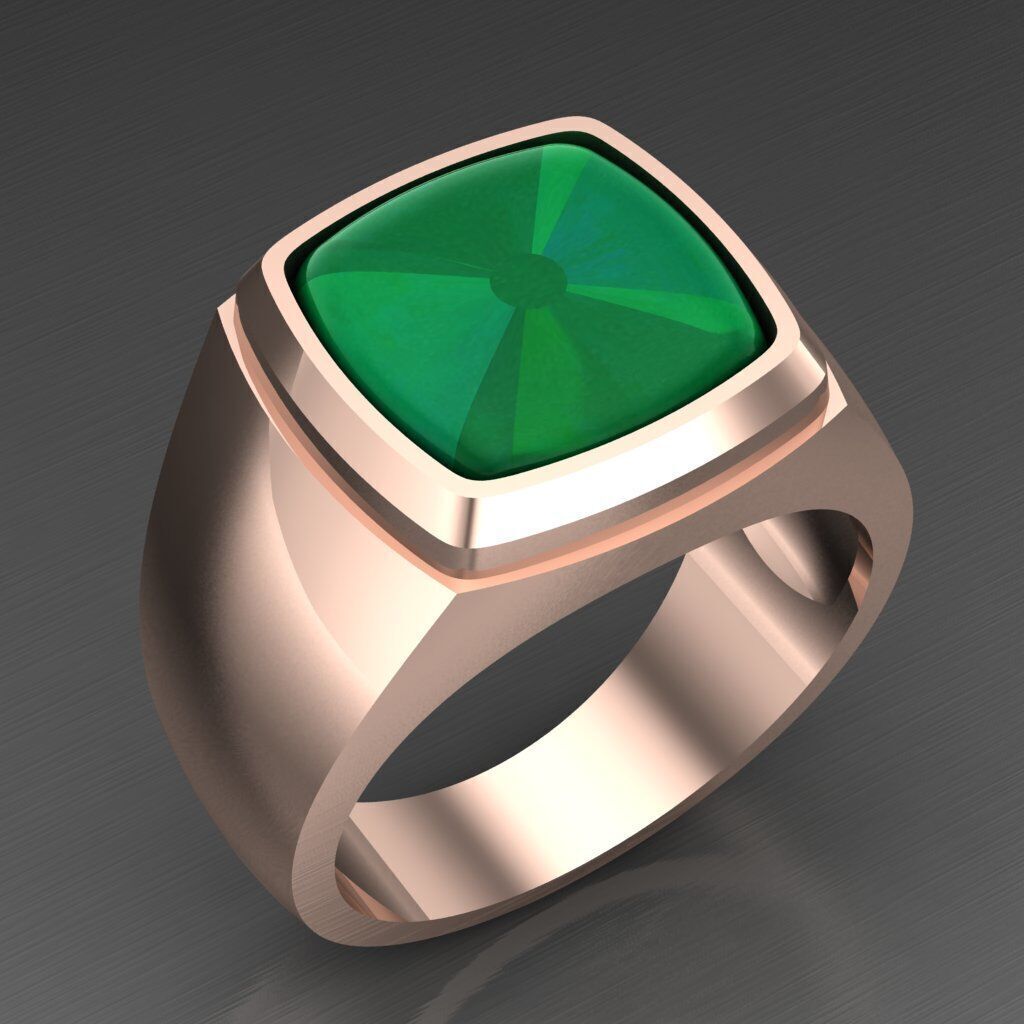 Man Ring New Design 3MR095 3D print model_1