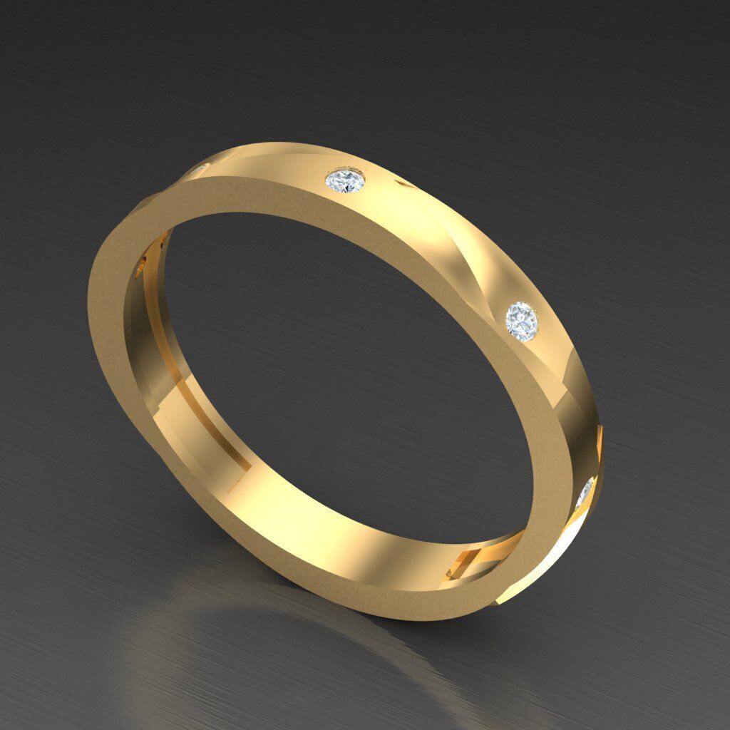 Man Ring New Design 3MR091 3D model_5