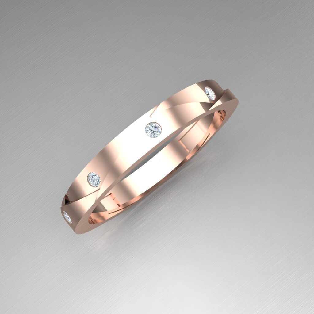 Man Ring New Design 3MR091 3D model_8
