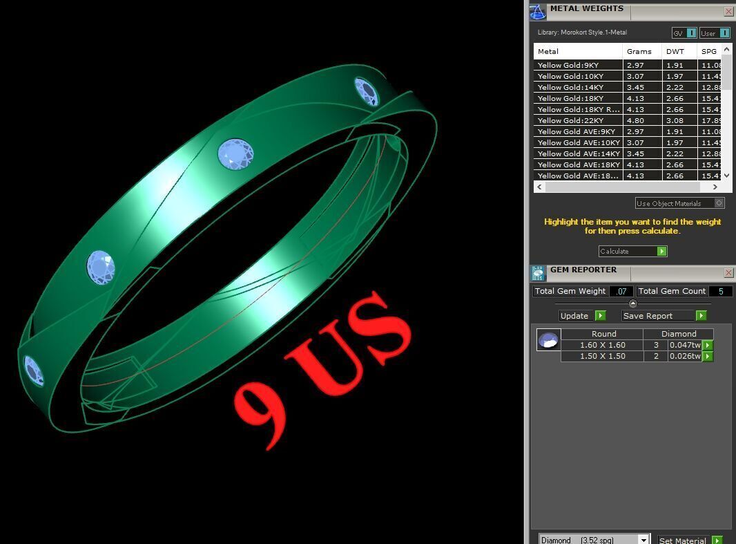 Man Ring New Design 3MR091 3D model_12