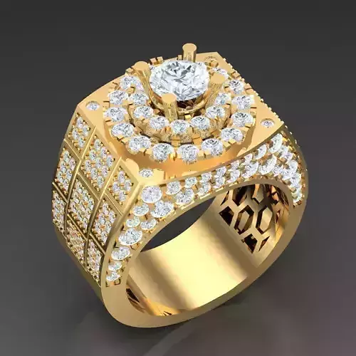 Man Ring New Design 3MR090 3D print model