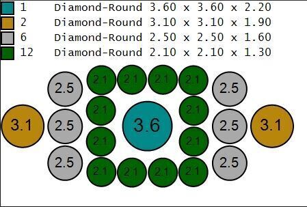 Top Diamond Men Ring STL 3DM 2MR018 3D model_3