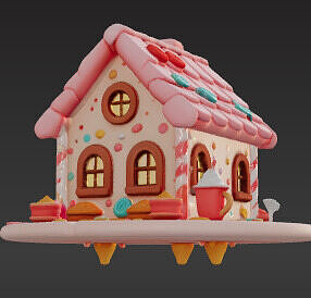 candy house 3D print model