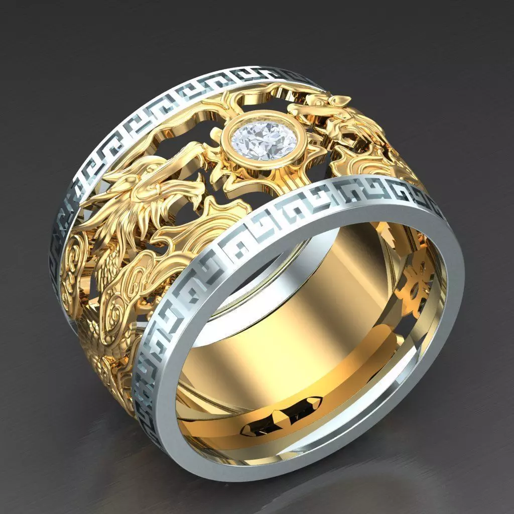Man Ring New Design 3MR089 3D print model