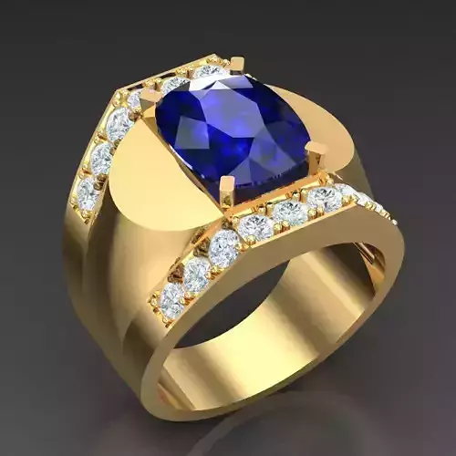 Man Ring New Design 3MR085 3D print model