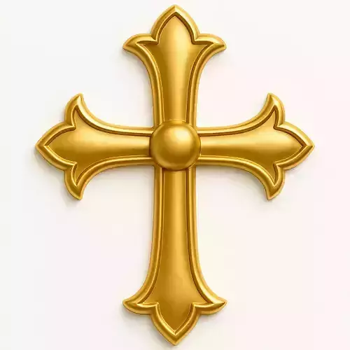 Gothic Gold Cross