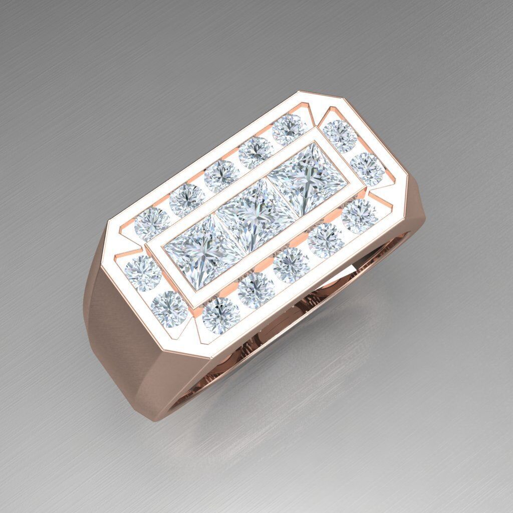 Man Ring New Design 3MR081 3D model_8